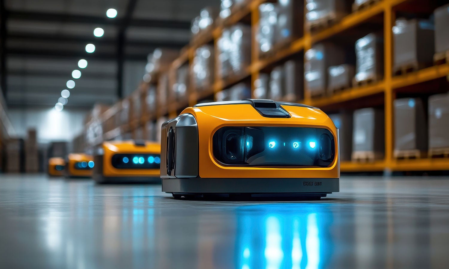 Robots in warehouse